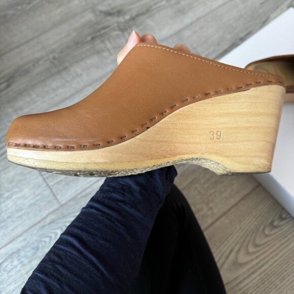No. 6 Wedge Clog in Palomino (size 39) - Picture 11 of 15